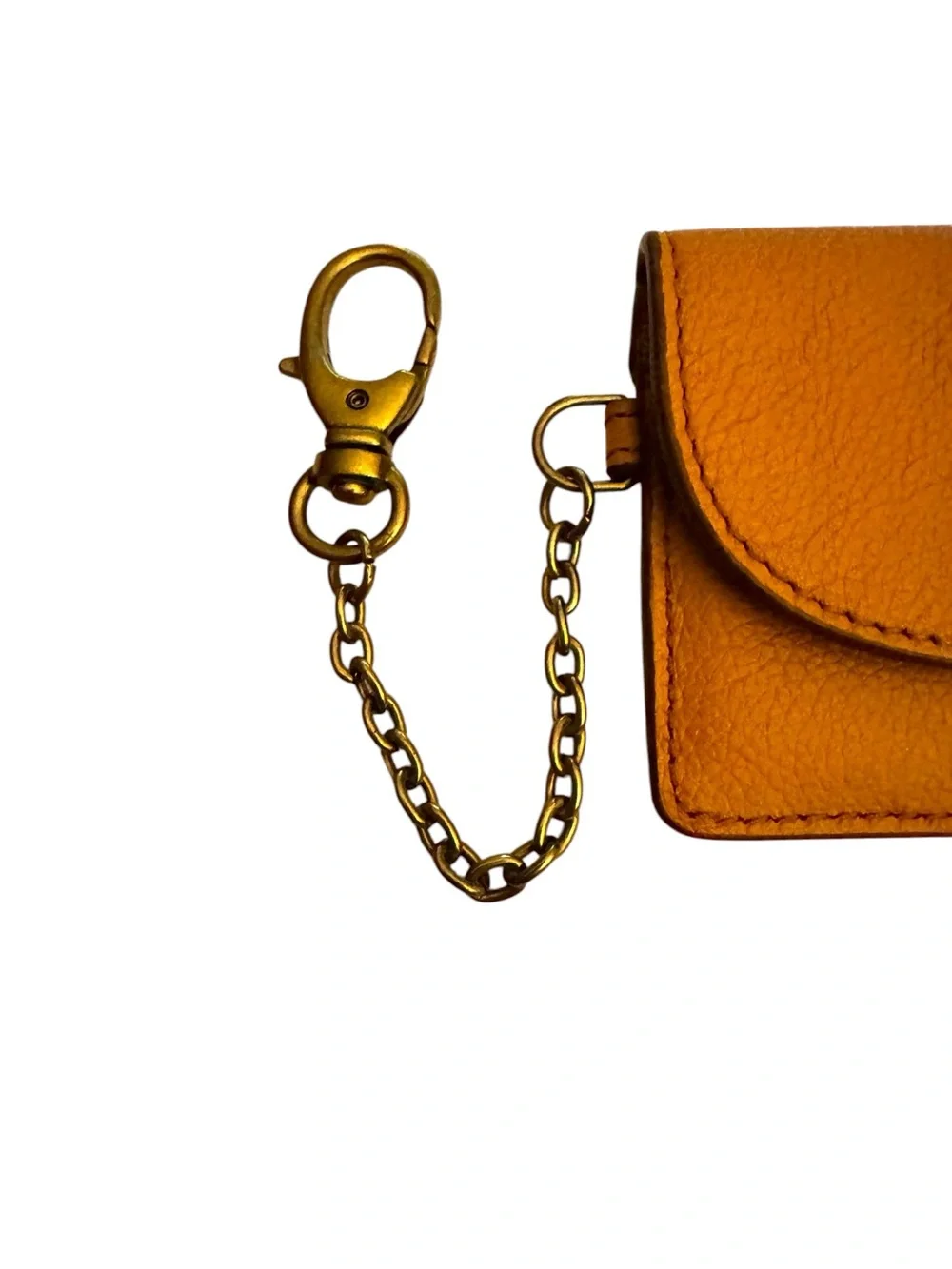 Fossil  Adelyn Leather Card Case with Keychain